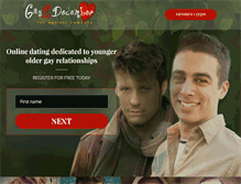 Tablet Screenshot of gay2december.com